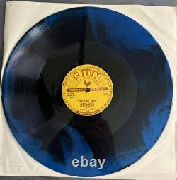 RARE ELVIS PRESLEY SUN RECORDS COLOR VINYL COMPLETE SET OF 5'70s REISSUE MINT