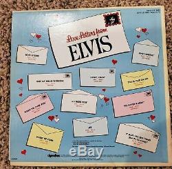 RARE ELVIS PRESLEY Signed LOVE LETTERS FROM ELVIS Album RCA Record LP withLOA COA
