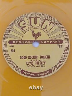 RARE ELVIS PRESLEY Sun Records- Color Vinyl 78' Set Of 5 70s REISSUE (VG+ / NM)