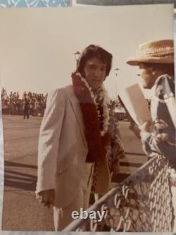 RARE ELVIS Presley Photo Orig 8x 10 Jimmy Velvet Stamped Reverse Old Kodak