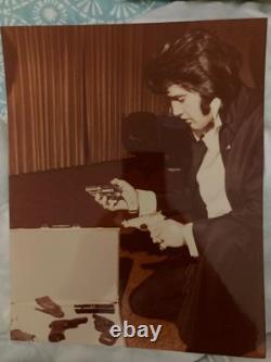RARE ELVIS Presley Photo Orig 8x 10 Jimmy Velvet Stamped Reverse Old Kodak