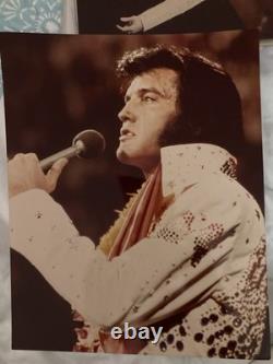 RARE ELVIS Presley Photo Orig 8x 10 Jimmy Velvet Stamped Reverse Old Kodak