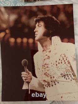 RARE ELVIS Presley Photo Orig 8x 10 Jimmy Velvet Stamped Reverse Old Kodak