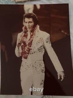 RARE ELVIS Presley Photo Orig 8x 10 Jimmy Velvet Stamped Reverse Old Kodak