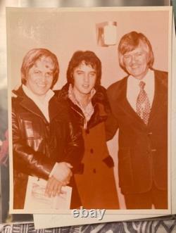 RARE ELVIS Presley Photo Orig 8x 10 Jimmy Velvet Stamped Reverse Old Kodak