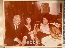 RARE ELVIS Presley Photo Orig 8x 10 Jimmy Velvet Stamped Reverse Old Kodak