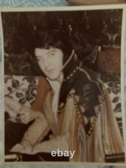 RARE ELVIS Presley Photo Orig 8x 10 Jimmy Velvet Stamped Reverse Old Kodak