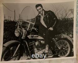 RARE ELVIS Presley Photo Original 8X10 Jimmy Velvet Stamped Reverse