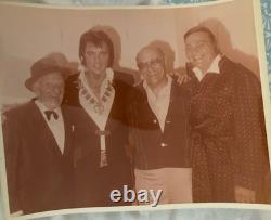RARE ELVIS Presley Photo Original 8X10 Jimmy Velvet Stamped Reverse