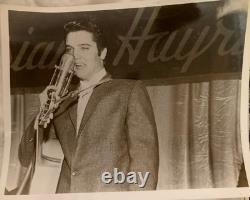 RARE ELVIS Presley Photo Original 8X10 Jimmy Velvet Stamped Reverse
