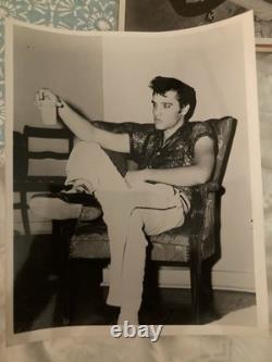 RARE ELVIS Presley Photo Original 8X10 Jimmy Velvet Stamped Reverse