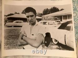 RARE ELVIS Presley Photo Original 8X10 Jimmy Velvet Stamped Reverse