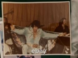 RARE ELVIS Presley Photo Original 8X10 Jimmy Velvet Stamped Reverse Cape Shot
