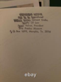 RARE ELVIS Presley Photo Original 8X10 Jimmy Velvet Stamped Reverse Cape Shot