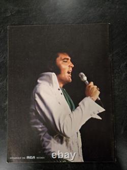 RARE ELVIS Presley SOUVENIR PHOTO ALBUM 1972 RCA Concert Tour Program Vintage