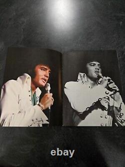 RARE ELVIS Presley SOUVENIR PHOTO ALBUM 1972 RCA Concert Tour Program Vintage