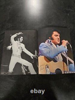 RARE ELVIS Presley SOUVENIR PHOTO ALBUM 1972 RCA Concert Tour Program Vintage