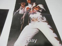 RARE! EXCELLENT! 1975 Elvis Presley Summer Festival Souvenir Menu + Poster