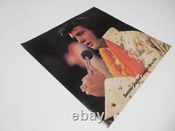 RARE! EXCELLENT! 1975 Elvis Presley Summer Festival Souvenir Menu + Poster