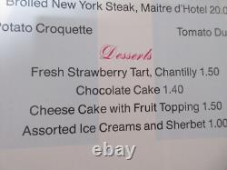 RARE! EXCELLENT! 1975 Elvis Presley Summer Festival Souvenir Menu + Poster