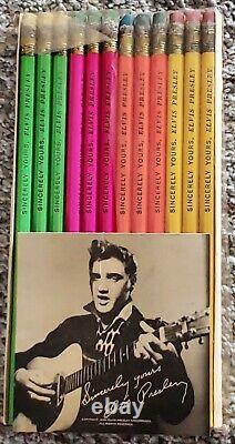 RARE Elvis Presley 1956 EPE Pencils Fan Club Pencil Set