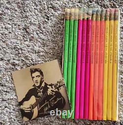 RARE Elvis Presley 1956 EPE Pencils Fan Club Pencil Set