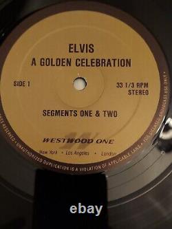 RARE! Elvis Presley 1984 Westwood One Radio Show Elvis A Golden Celebration 3LPs