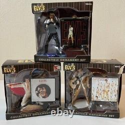 RARE Elvis Presley 3xCollectible Ornaments Official EPE merchandise 2006