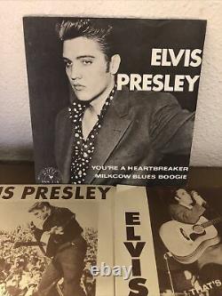 RARE Elvis Presley 45 rpm records lot REPRESS Condition VG+