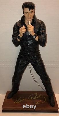 RARE Elvis Presley 68 comeback special Bradford Exchange Statue Figure 18