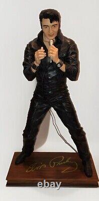 RARE Elvis Presley 68 comeback special Bradford Exchange Statue Figure 18