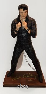 RARE Elvis Presley 68 comeback special Bradford Exchange Statue Figure 18