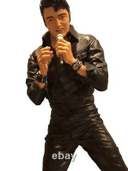 RARE Elvis Presley 68 comeback special Bradford Exchange Statue Figure 18