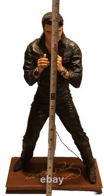 RARE Elvis Presley 68 comeback special Bradford Exchange Statue Figure 18