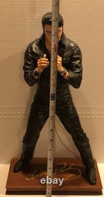 RARE Elvis Presley 68 comeback special Bradford Exchange Statue Figure 18