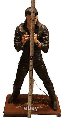 RARE Elvis Presley 68 comeback special Bradford Exchange Statue Figure 18