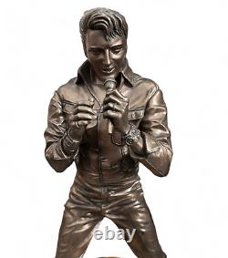 RARE Elvis Presley 75th Anniversary Music Bradford Exchange Statue Sculpture Fig