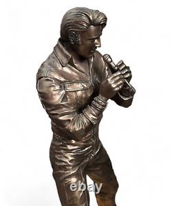 RARE Elvis Presley 75th Anniversary Music Bradford Exchange Statue Sculpture Fig