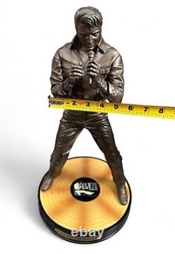 RARE Elvis Presley 75th Anniversary Music Bradford Exchange Statue Sculpture Fig