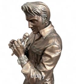 RARE Elvis Presley 75th Anniversary Music Bradford Exchange Statue Sculpture Fig