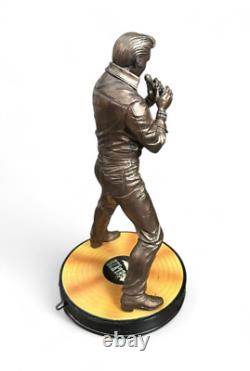 RARE Elvis Presley 75th Anniversary Music Bradford Exchange Statue Sculpture Fig