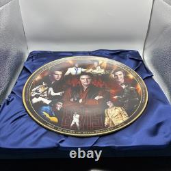 RARE Elvis Presley 80th Anniversary Masterpiece Plate 12 Bradford Exchange Box