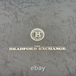 RARE Elvis Presley 80th Anniversary Masterpiece Plate 12 Bradford Exchange Box