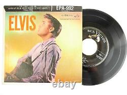 RARE Elvis Presley Elvis Vol 1 EPA 992 Vinyl Record Silver Line 45 EP