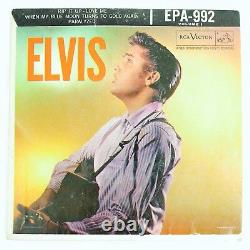 RARE Elvis Presley Elvis Vol 1 EPA 992 Vinyl Record Silver Line 45 EP