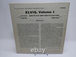 RARE Elvis Presley Elvis Vol 1 EPA 992 Vinyl Record Silver Line 45 EP VG+/VG+