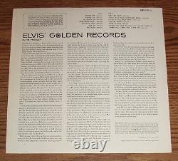 RARE Elvis Presley Golden Records Rigid Vinyl Orange Label Hollywood Pressing