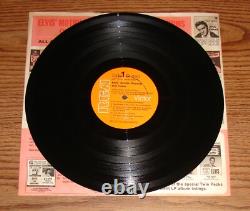 RARE Elvis Presley Golden Records Rigid Vinyl Orange Label Hollywood Pressing