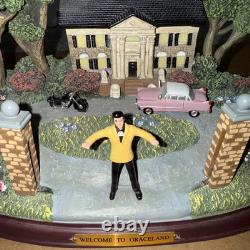 RARE Elvis Presley Hawthorne Village Welcome To Graceland Plays Love Me Tender