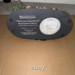RARE Elvis Presley Hawthorne Village Welcome To Graceland Plays Love Me Tender